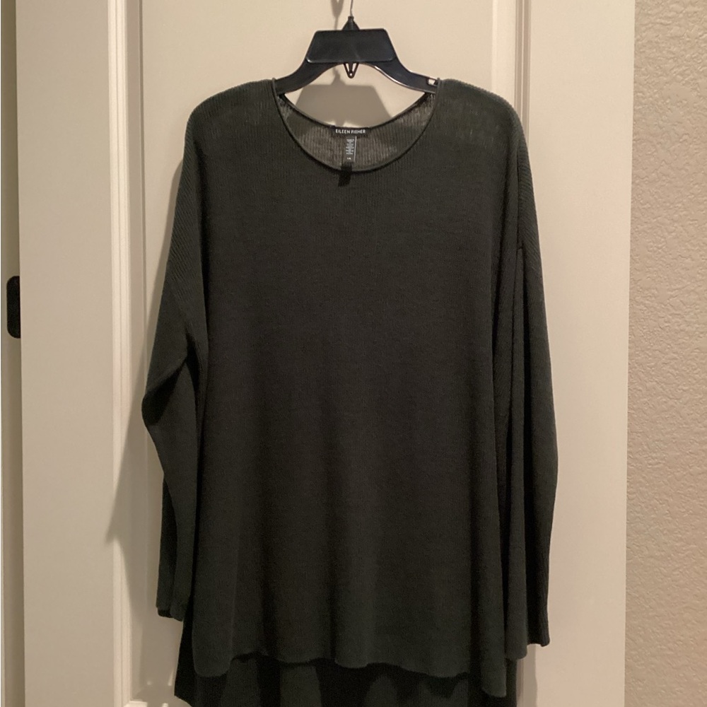 Eileen Fisher Seaweed/Green Top